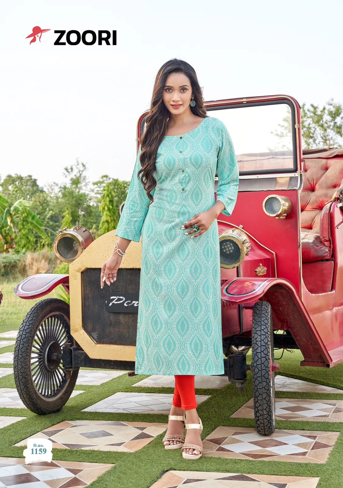 Zoori Akshara Vol 27 Rayon Print Wholesale Fancy Kurtis Catalog — Wholesale Kurtis, MPA wholesale from Surat - Gallery Image 3